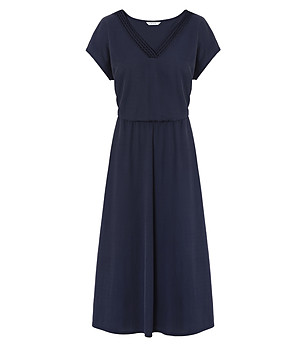 Индигово синя рокля Sinalia снимка