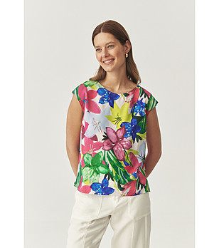 Дамска блуза с флорален десен Morana снимка