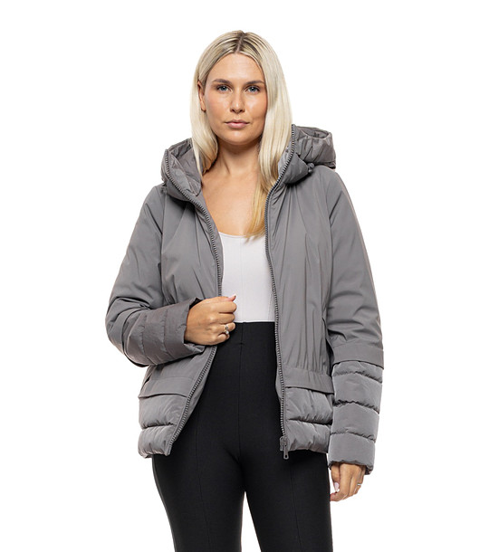 Сиво яке с качулка Alliz снимка