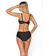 Черни бикини с висока талия и дантела CYNTHIA-1 снимка
