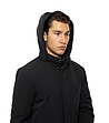 Черно мъжко яке с качулка Paul-4 снимка