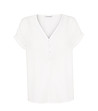 Бяла дамска блуза с къс ръкав Kamisa-4 снимка