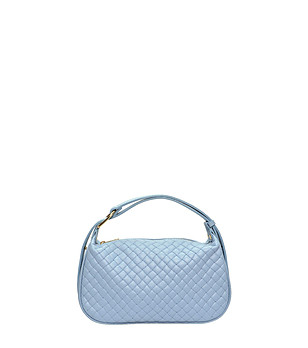 Светлосиня плетена чанта Celeste снимка