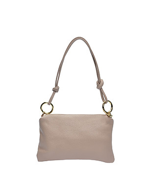 Бежова чанта за рамо снимка