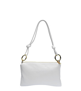 Бяла чанта за рамо  снимка