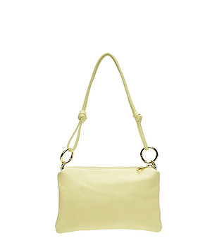 Жълта чанта през рамо  снимка