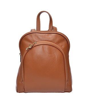 Кафяв раничка с цип  снимка