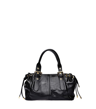 Черна чанта за рамо  снимка