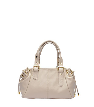 Бежова чанта за рамо снимка