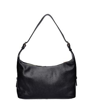 Черна раменна чанта снимка