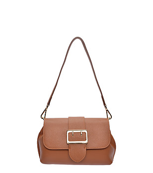 Кафява чанта през рамо снимка