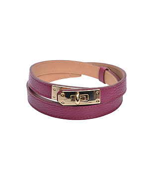 Бордово кожен колан с метална закопчалка  94 см снимка