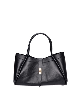 Черна чанта за рамо NERO снимка