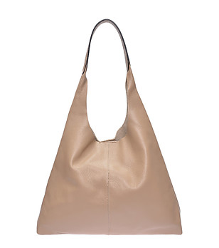 Бежова чанта хобо FANGO снимка