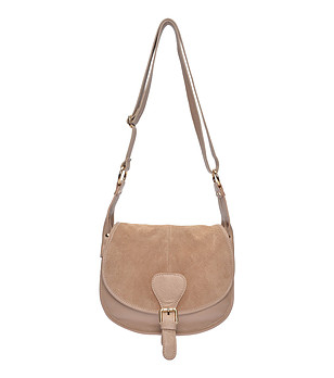 Бежова чанта през рамо FANGO снимка