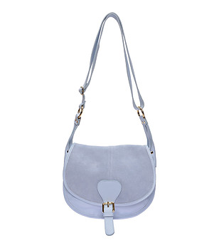 Светлосиня чанта през рамо CELESTE снимка