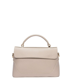 Бежова чанта BEIGE с горна дръжка снимка