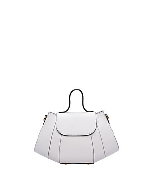 Бяла чанта с къса дръжка BIANCO снимка