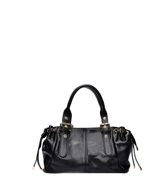 Черна чанта за рамо снимка