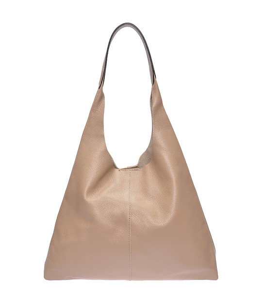 Бежова чанта хобо FANGO снимка