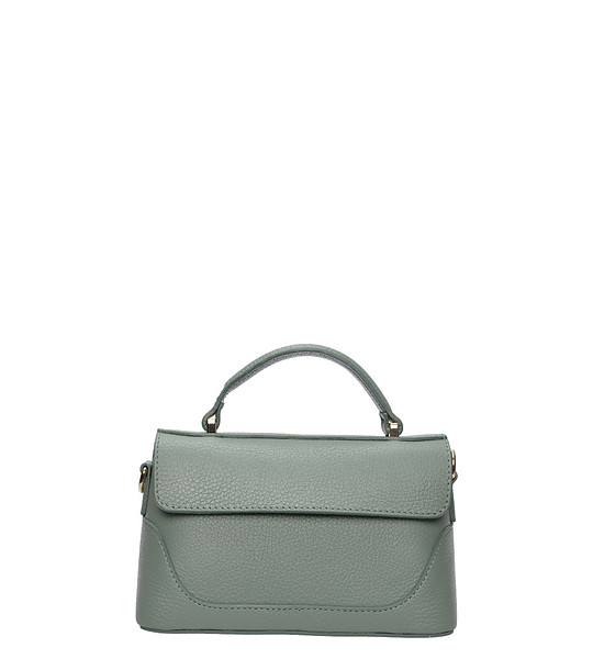 Зелена чанта с къса дръжка MENTA снимка