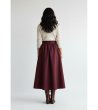 Бордо миди пола с колан Tia-1 снимка