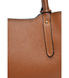 Кафява чанта тип tote -3 снимка