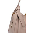 Бежова чанта тип тоут CIPRIA с две дръжки-3 снимка