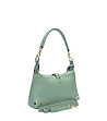 Мента дамска чанта през рамо с капси-2 снимка
