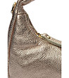 Метализирана чанта хобо през рамо-3 снимка