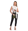 Зелена кожена crossbody чанта-1 снимка