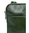 Зелена кожена crossbody чанта-3 снимка