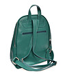Кожена дамска раница в зелен нюанс Rona-2 снимка