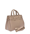 Бежова чанта тип tote-1 снимка
