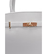 Бяла чанта тип tote -3 снимка