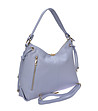 Светлосиня чанта тип хобо -2 снимка