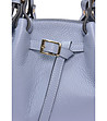 Светлосиня чанта тип тоут с катарама CELESTE-3 снимка