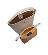 Бежова чанта тип tote BEIGE-4 снимка