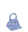 Светлосиня чанта с кръгли дръжки CELESTE-2 снимка
