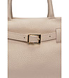 Бежова чанта тип тоут с катарама BEIGE-3 снимка