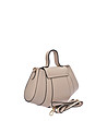 Бежова чанта с горна дръжка BEIGE-2 снимка