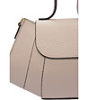 Бежова чанта с горна дръжка BEIGE-3 снимка