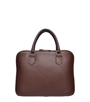 Кафява чанта за лаптоп MARRONE снимка