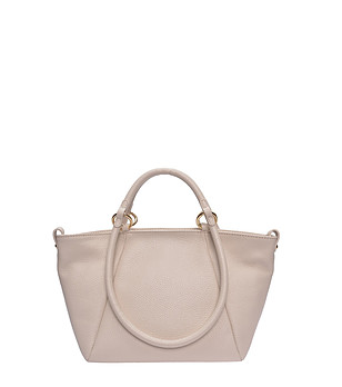 Бежова чанта тип тоте снимка