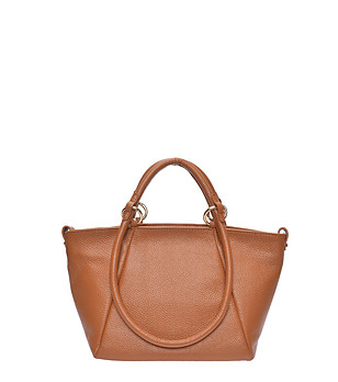 Кафява чанта тип тоут снимка