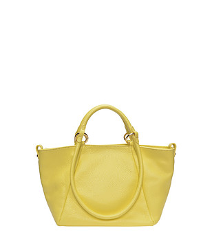 Жълта чанта тип тоте Giall снимка