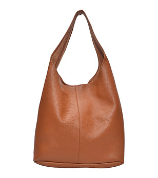 Кафява чанта тип hobo  снимка