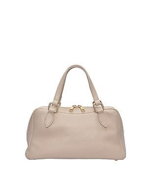 Бежова чанта с две дръжки снимка