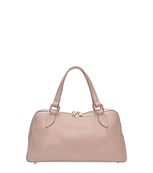 Бежова чанта с дълга дръжка снимка