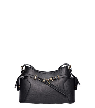 Черна чанта за рамо  снимка